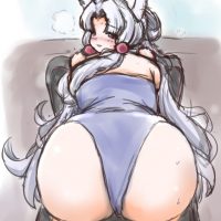 東北イタコねえさまが頑張るイラストを描きました。