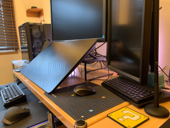 PC机(アーム設置前)