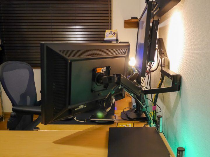 PC机(アーム設置後)